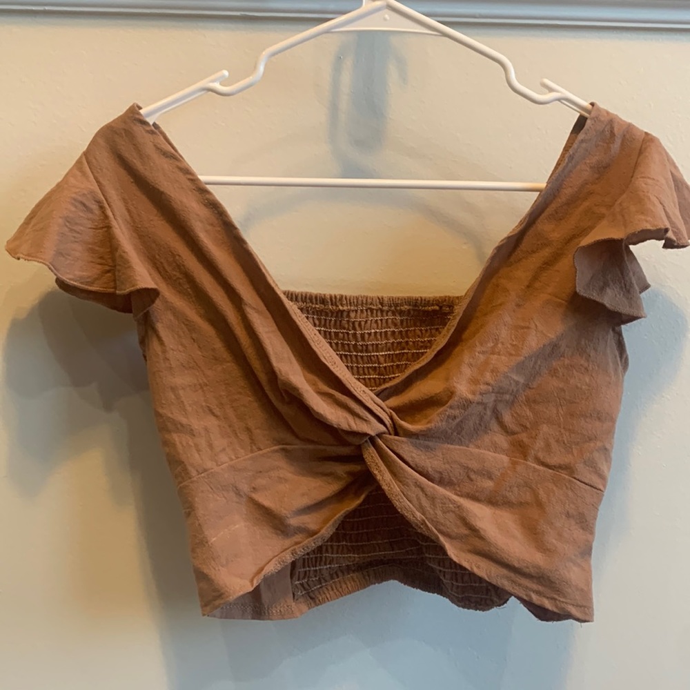 NEVER WARN, short sleeve crop